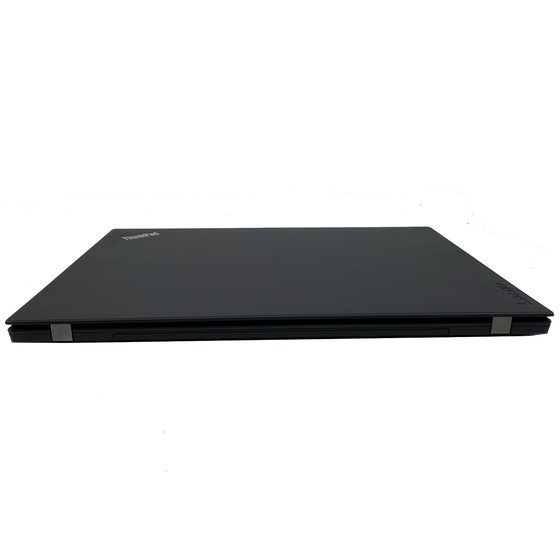 Lenovo ThinkPad T480 refurbished laptop, closed lid with ThinkPad logo, Grade B